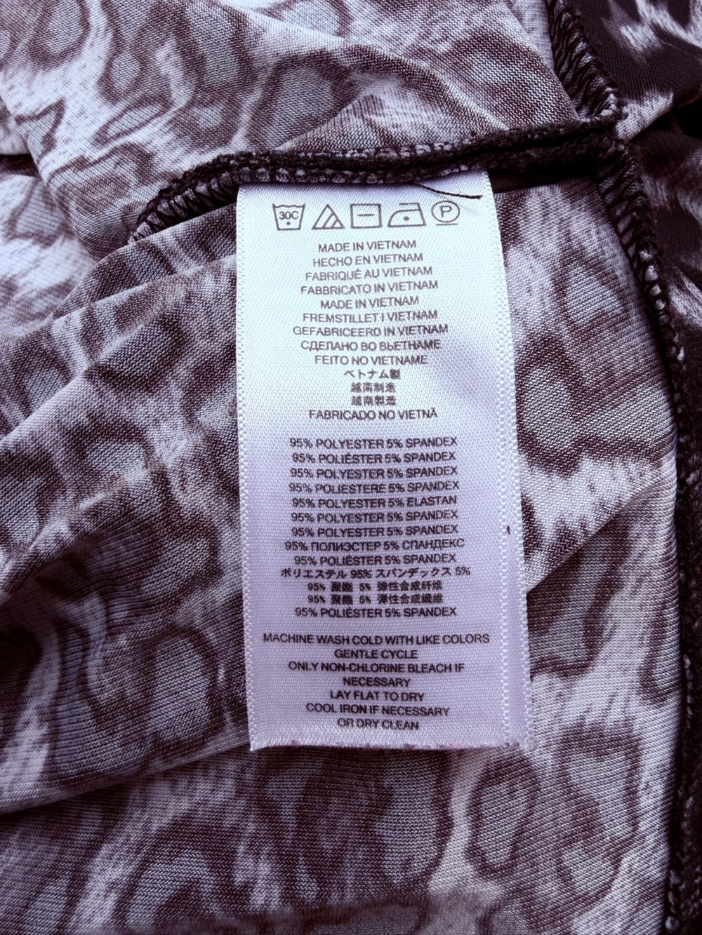 Michael Kors Women’s Lace-Up Snow Leopard Kaftan Top Size- XL Resort Vacation - Picture 8 of 8